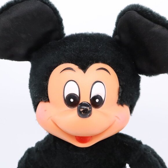 Vtg 80's Disneyland Mickey Mouse Plush Doll by Young Epoch Made in Japan - Picture 2 of 13